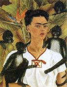 Frida Kahlo The monkey and i oil painting picture wholesale